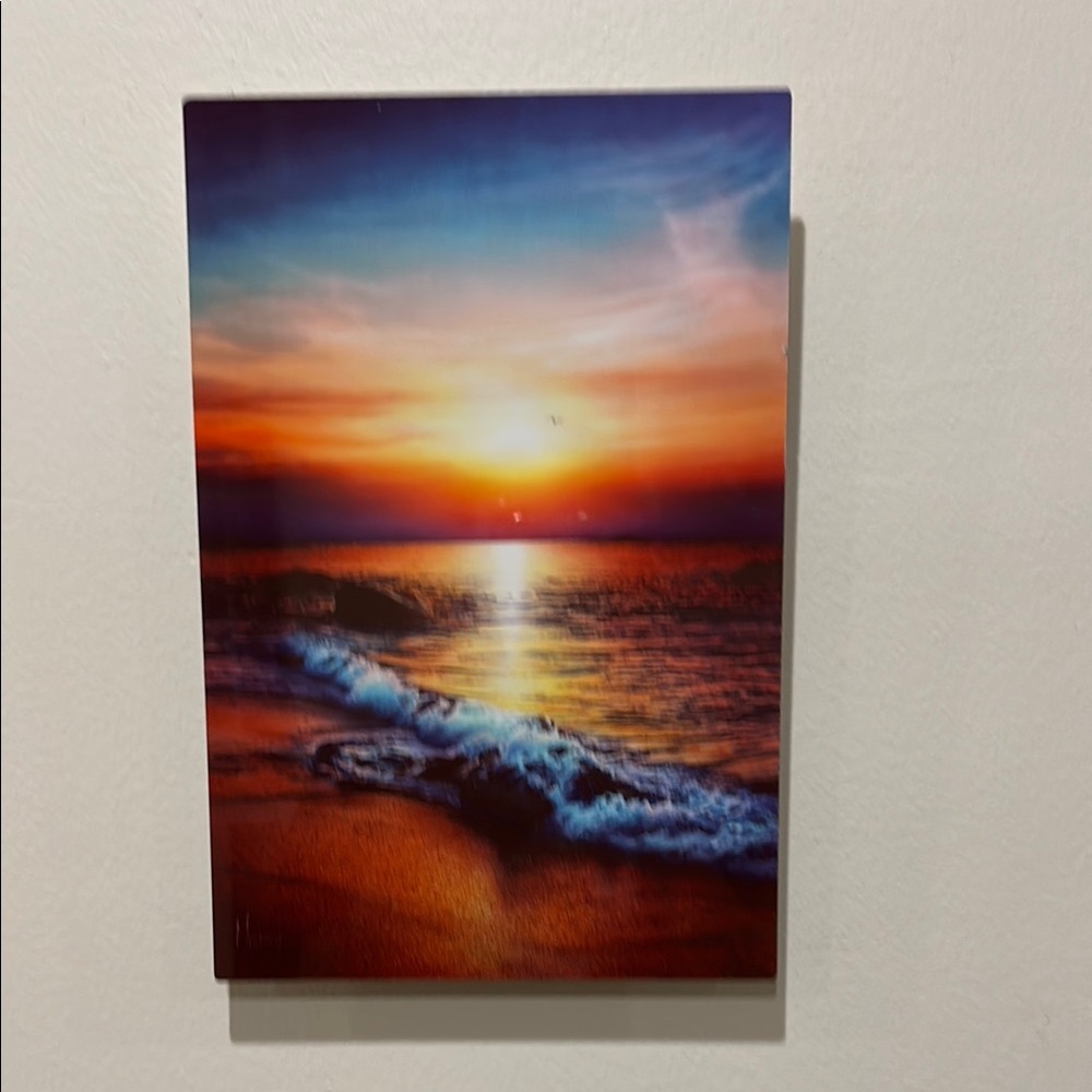 Sunset Ocean Canvas Art